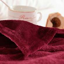 Casaisla Home Collection Sofa Blankets, Throw Blankets & Nap Blankets - Wine - View 4