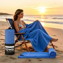 High Quality Microfiber Towel Premium Quick Dry Ultra 5 Sizes Absorbent Towel `` Portable Bag For Gym Yoga Beach Camping Travel - Multicolor - View 2