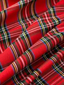 6/12/120PCS Modern Minimalist Christmas Plaid Napkins, Reusable, Washable, Suitable For Parties, Banquets, Restaurants, Kitchens, Cafes, Dining Table Decor - Multicolor - View 8