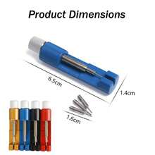 EIGIIS 不鏽鋼手錶錶帶鏈節拆卸工具，錶帶調整與拆卸用銷釘移除器，可調節錶帶尺寸 - 均碼 - 查看 8