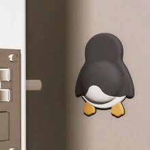 1pc/4pcs Cute Cartoon Door Stopper Anti-Collision Pad, Soft Rubber Sticker, Refrigerator Back Wall Buffer Pad - A - View 10