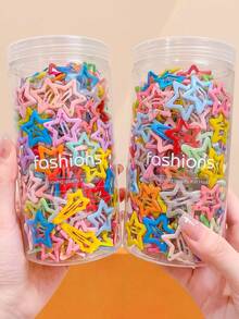 100/60/36/24/12pcs Cute Y2K Five-Pointed Star BB Clips, Durable Non-Slip Hair Accessories - Suitable For Girls And Women, Perfect For Daily Wear And Parties - Multicolor - View 18