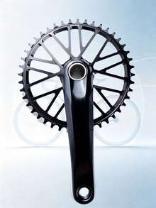 ZRACE GR01 碎石/山地單車齒盤，40T 42T 44T，相容於 M9100 / M8100 / M7100 / M6100 / MT900 搖臂 - 黑色 - 查看 5