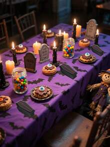 1/4/10pcs Halloween Mini Coffin Box Model Props, Halloween Candy Coffin Shaped Gift Box, Halloween Plastic Snack Box, Suitable For Horror Decoration, Desktop Ornament, Halloween Party Favors, Indoor Decoration, Great Choice For Halloween Gifts And Prank Props - Multicolor - View 6