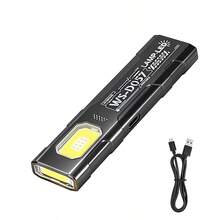 1pc Multi-Function LED Flashlight, 8 Lighting Modes, Side Light, Magnetic Back, Type-C Charging, Daily Waterproof (IPX5), Suitable For Outdoor Camping, Night Fishing, Repair Work, Etc. - Multicolor - View 11