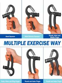 Adjustable Wrist Developer Resistance Grip Trainer Hand Grip Strengthener With A Resistance Range Of 11 To 132 Pounds (5 To 60 Kilograms) For Men Women Athletes And Physical Exercise Gym Essential Accessories Christmas - Multicolor - View 8
