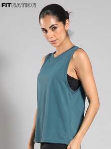 Women Sports Tees & Tanks - 綠林 - 查看 1