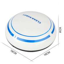 Smart Automatic Mini Robot Vacuum Cleaner, USB Rechargeable Household Sweeping Robot, Powerful Suction, Large Dust Box, Universal Wheel Full-Angle Movement, 3600mAh Long Lasting Battery, Lazy Home Cleaning Appliance - Smart Robot Vacuum - View 3