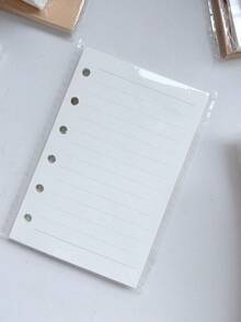 صفحات إعادة تعبئة دفتر ملاحظات A6/A7 ب- 6 حلقات/5 حلقات بتصميم بسيط، صفحات مخطط شبكة/نقاط/خطوط/فارغة، ورق إعادة تعبئة محفظة مخطط جيب محمول لميزانية النقد، ورق ملاحظات فضفاض لتتبع النفقات اليومية - A - مشاهدة 11