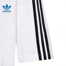 Adidas Clover Men's Summer New 3S TEE Sports Casual Short Sleeve - White - View 9