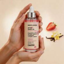 LINKEVAP Strawberry & Vanilla After Shave Oil - Moisturizing & Soothing Oil For Smooth, Hydrated Skin, Ideal For Women's Shaving Care - 1 - View 9