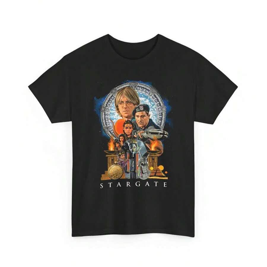 Men T-Shirts - 黑色 - 查看 1