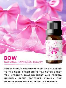 EMBRACEX. زيت عطري 10 مل برائحة Angel Powder Bow Clover، زيت عطري احترافي لصناع العطور والخبازين، للعلاج بالروائح، لموزع الزيوت العطرية والمرطب وصناعة الشموع وموزع القصب العطري ومعطر السيارة، هدية للعطلات، برائحة الحظ السعيد وتعزيز الجاذبية الشخصية - عطر - مشاهدة 16