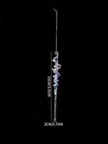 珠寶裝飾 3.9"-6.2" 壓克力長方形珠寶吊飾聖誕樹掛飾亮片長方形寶石婚禮節日派對裝飾 - 查看 8