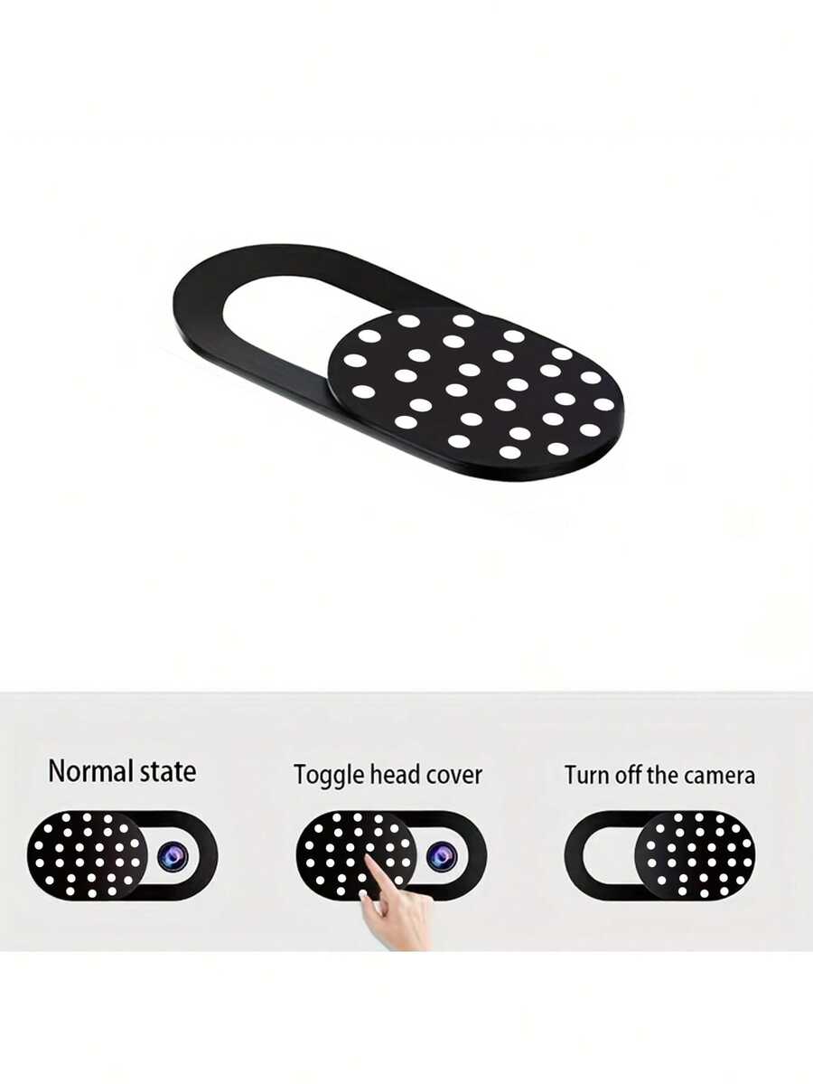 3pcs Polka Dot Sliding Webcam Cover, Laptop Camera Privacy Slider, Phone Anti-Spying, Compatible With IPad Tablet Lens Privacy Sticker