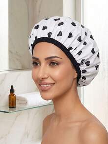 1pc Heating Cap, Suitable For Deep Conditioning, Home And Salon Use, Hair Dyeing And Hot Oil Treatment Tool - Multicolor - View 2
