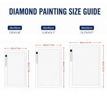 Moon On The Beach 5D Diamond Painting Kit: Beginner 30x40cm Sparkling Home Decoration Handicraft - Multicolor - View 6