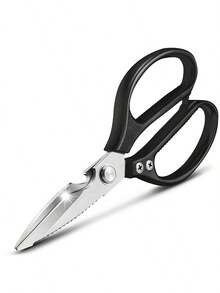Powcan Dishwasher Kitchen Scissors, Cooking Accessories For Cutting Meat, Chicken, Fish, Poultry, Herbs And Bread - Stainless Steel - View 2