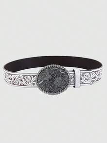 1pc Vintage Men's Elegant Style Casual Artificial PU Wide Belt, Suitable For Casual Pants, Skirts, Daily, Work, Dating, Party, Christmas, Valentine's Day - Men's Belt - View 11