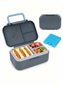 1 Set Multi-Color Refrigerator Storage Boxes, Multi-Function Sealed Bento Box Set (Includes Bento Box + Ice Pack), Suitable For Microwave, Dishwasher And Refrigerator, Perfect For Sandwiches, Main Meals, Fruits And Nutritional Meals, Back To School Supplies - Multicolor - View 15
