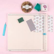 12 * 12 Inch Cutting And Creasing Board, Equipped With 2 Sets Of Cutting And Creasing Blades, Suitable For Cutting And Creasing Gift Box Covers, Book Binding, DIY Handicrafts, Greeting Card And Envelope Making - TT981+TT983 - View 6