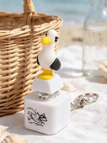 1pc Seagull Chirping Keychain With Interactive Experience, Great Gift For Friends And Family, Bag Charm Keychain - Multicolor - View 1