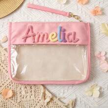 Personalized Custom Storage Bag | Beach Bag | Transparent Storage Bag | Summer Gift | Toiletry Bag | Wet Storage Bag | Transparent Makeup Bag - Multicolor - View 22