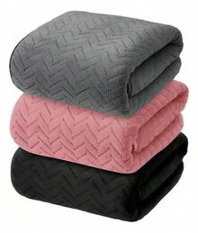 Towel & Bath Towel Sets - Black - View 1