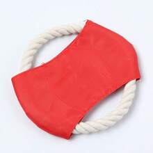 1pc Customized Pet Name Rope Flying Disc, Dog Outdoor Throwing Interactive Toy, Thickened Oxford Fabric Bite-Resistant And Pull-Resistant, Suitable For Small, Medium And Large Dogs, Pet Birthday Gift, Great Gift For Pet Owners - Multicolor - View 10