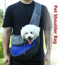 Lightweight Pet Sling Carrier, Breathable MeshCrossbody Bag For Small Dogs Cats, Portable Hands-Free Travel Tote With Adjustable Strap For Daily Walks,Trips & Outdoor Activities - Multicolor - View 11