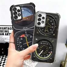 Aircraft Instrument Cockpit Radar Plating Phone Case For Samsung S21 22 23 24 25 26PLUS ULTRA MKME - 004 - View 4