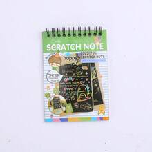 Art Paper Coil Scratch Art Book, Colorful Portable Scratch Painting, Creative Thickened, 1 Book With 8 Pages, Includes 1 Bamboo Pen, Student DIY Free-Hand Drawing Book, Educational And Fun, Doodle Art Scratch Painting Book, Multiple Styles Available - Multiple - View 5