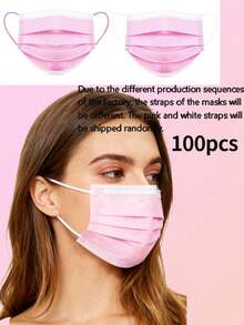 BreathEasy Adult Disposable Masks 100 Pack - Three-Layer Protective Masks, Black, Breathable And Comfortable, Suitable For Daily Use - Disposable Face Mask - View 18