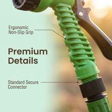 Expandable Telescopic Garden Hose 25-100FT Kit, Leak Proof Flexible Water Hose With Multi Function Sprinkler Nozzle For Outdoor Gardening & Car Cleaning - Water-filling Expansion Garden Hose - View 4