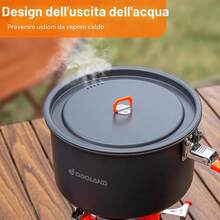 Pentole e parti per picnic - Per 4-5 Persone - Visualizzare 5