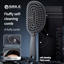 Sleek Black Detangling Comb-Instantly Clears Away Tangled Hair; Suitable For Wet Or Dry Use And Easy To Clean. - Multiple Styles - View 8