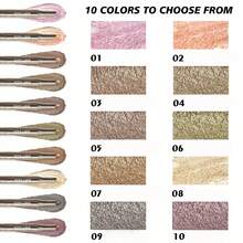 beauty glazed Eyeshadow Stick Tahan Air, Efek Riasan Berkilau Mutiara, Tahan Lama dan Anti Luntur, Tidak Menggumpal, Pigmentasi Warna Tinggi, Dilengkapi dengan Aplikator Perata - #03 - View 8