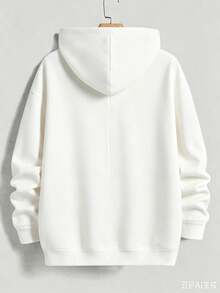 Wo Hooded Sweatshirt - White With Pink Lettering Volleyball  Women's Tops Pullover Long Sleeve Autumn Outfit Autumn Fashion Women - White - View 5