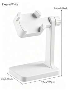 2pcs Adjustable Smart Watch Charging Stand, Universal Rotating Watch Charger Base, Smart Watch Desktop Storage Rack, Black & White 2 Colors Available - Multicolor - View 9