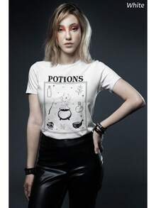 Women T-Shirts - 白色 - 查看 3