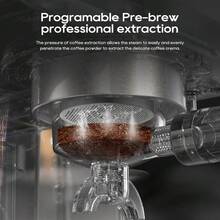 HiBREW H10A Semi-Automatic Espresso Machine , Adjustable Temperature And Cup Volume, 58mm Commercial-Grade Portafilter, 1.6L Large Capacity Removable Water Tank, OPV+NTC Dual Temperature Control Protection, Cold Brew And Hot Extraction Dual Modes - 查看 5