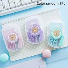 1pc Portable Mini Macaron Color Stapler Set, Random Color - Sets - View 7