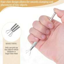 4-Prong Piercing Ball Grabbing Tool, Stainless Steel - Multicolor - View 4