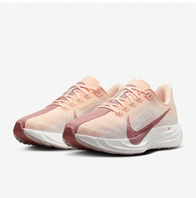Nike New Women's PEGASUS PLUS Responsive Low-Top Running Shoes FQ7261-800 - Apricot - View 1