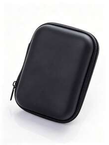1pc Hard Digital Accessories Storage Bag, Built-In Mesh Compartment, Portable Size, Can Store Earphones, Data Cables, Chargers, Organize Personal Items, Suitable For Travel, Can Be Used As Halloween, Christmas Gift Option - A - View 11