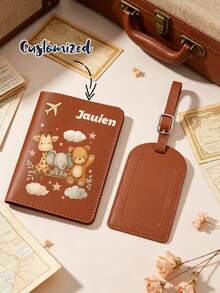 Personalized Passport Cover With Name, Travel Wallet And Passport Protector Gift, Travel Passport Holder Card Holder, Customized Travel Passport Cover - Multicolor - View 5