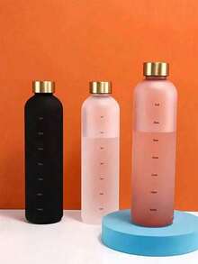 1件 1000ml 磨砂水瓶，便攜防漏運動水杯，適合戶外露營、開車、騎單車 - 彩色 - 查看 10
