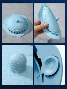 1/3pcs Silicone Drain Cover For Kitchen And Bathroom, Anti-Insect Press-Type Odor-Proof Cap, Bathroom Hair Filter Mesh, Anti-Clogging And Anti-Odour - Multicolor - View 7