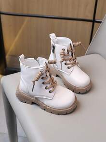 Infant Fashion New Boots, Comfortable Lining - Beige - View 3