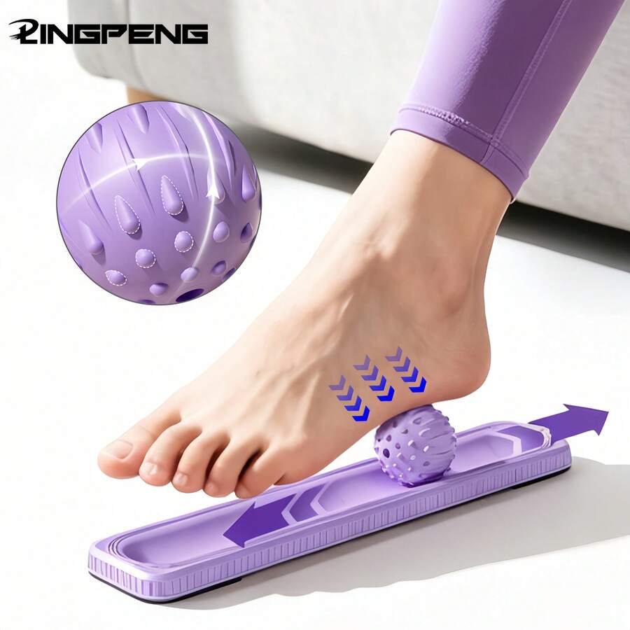 LINGPENG Foot Massage Roller With Acupressure Ball, Relaxation Massager For Foot Care & Muscle Release Relax The Deep Muscles Of The Foot - Multicolor - View 1